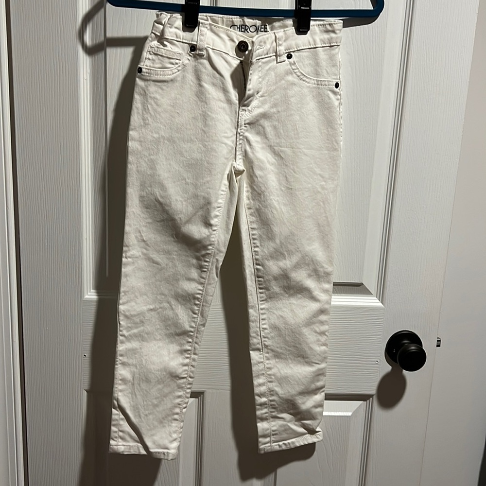 White kids jeans